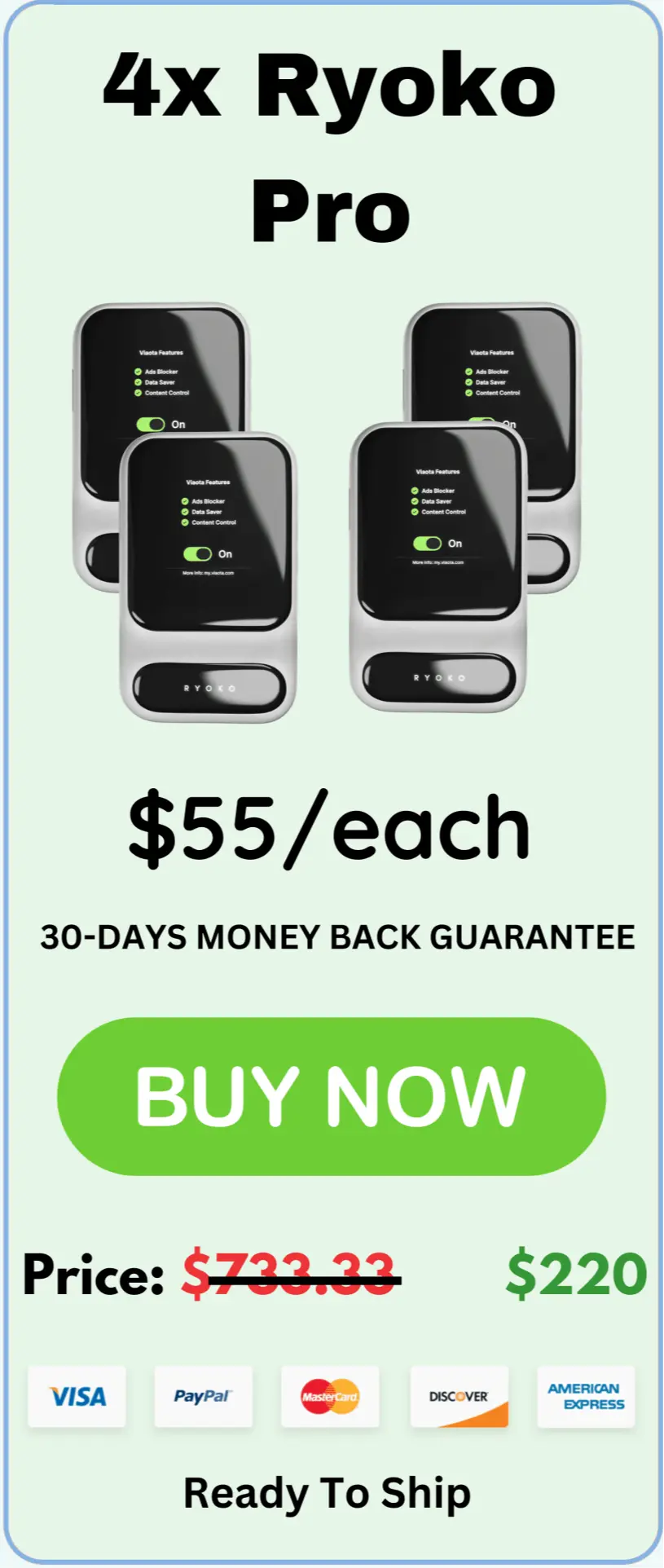 Ryoko Pro best package offer price